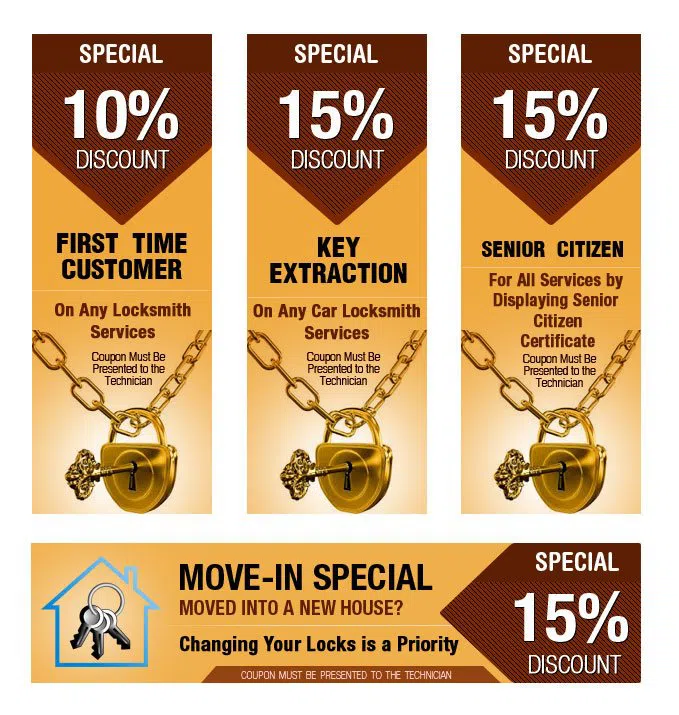 Super Locksmith Service Colonia, NJ 732-301-2692 - coupon1-set-four